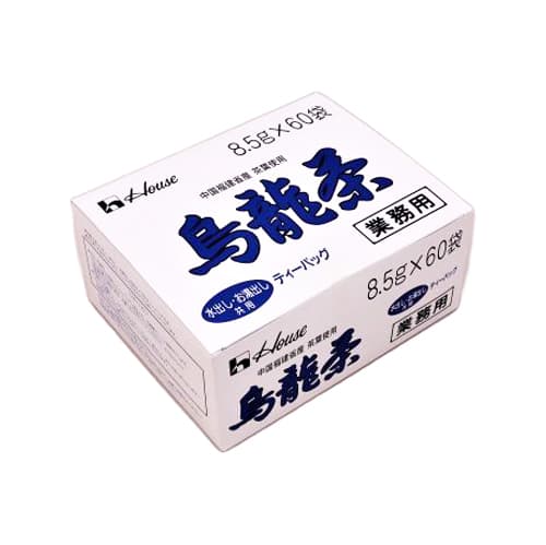【業務用】ハウス食品 烏龍茶水出し･お湯出し共用 8.5g×60袋